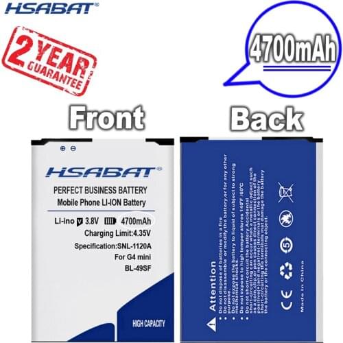 New Arrival [ HSABAT ] 4600mAh BL-49SF Replacement Battery for LG G4 mini G4C G4S H735T H525N G4mini miniG4