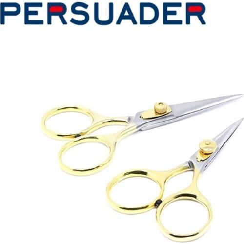 PERSUADER Sharp&Small Trimming Fly Tying Scissors adjustable tension 4''or 5''first class gold loop razor cutter fly tying tools