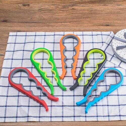 Four-in-One Can Openers Kitchen Tools Multi-Function Non-Slip Can Opener Bottle Opener Effortless Bottle Opener Bottle Opener