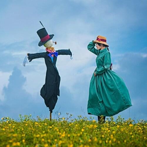 Sophie Hatter Dress Cosplay Howls Moving Castle Howl Cosplay Women Halloween Costume Long Dress