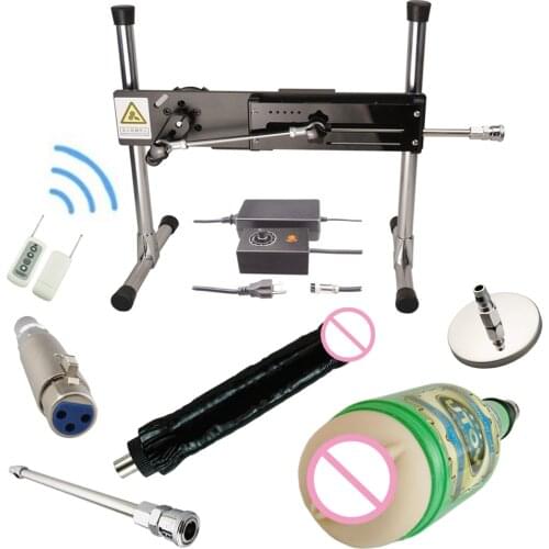 Premium Vac u Lock Sex Machine, Quiet stable, Support Double Rod Wire/Dual Control Version with Attachements love machine