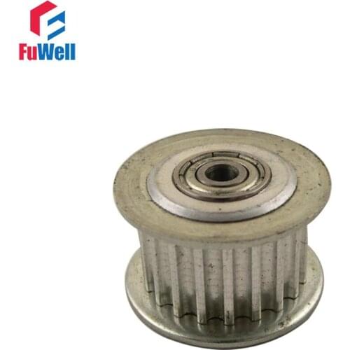 2pcs HTD3M 40T Timing Idler Pulley 11/16mm Belt Width Bearing Synchronous Gear Wheel 40Teeth 5/6/7/8/10/12/15mm Bore Idle Pulley