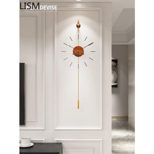 Nordic Design, Light Luxury Decoration, Silent and Simple Wall Clock, Spanish Living Room Ideas Horloge Murale Design Moderne