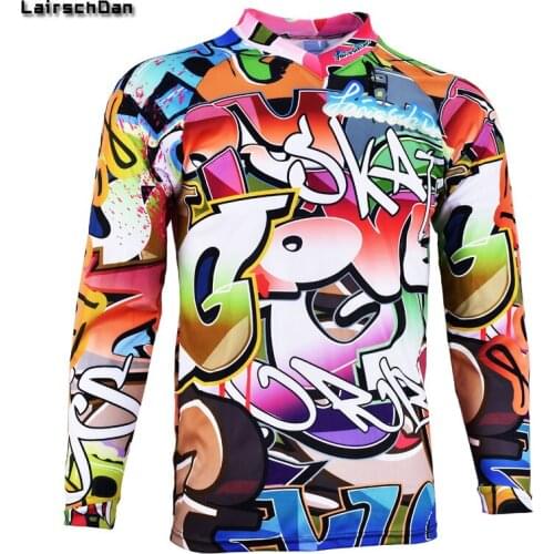 SPTGRVO LairschDan 2019 Pink Cycling Downhill Mtb Jersey DH Men/Women Mountain Bike Clothing Motocross MX Jersey Bicycle T-shirt