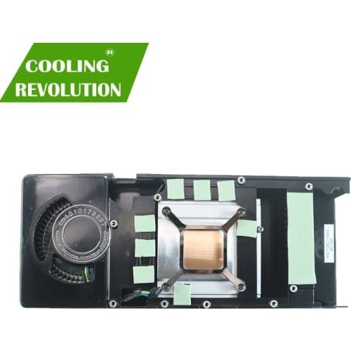 Graphics card heatsink fan for AMD RADEON RX 470 RX470 RX 480 RX480 public edition aluminum
