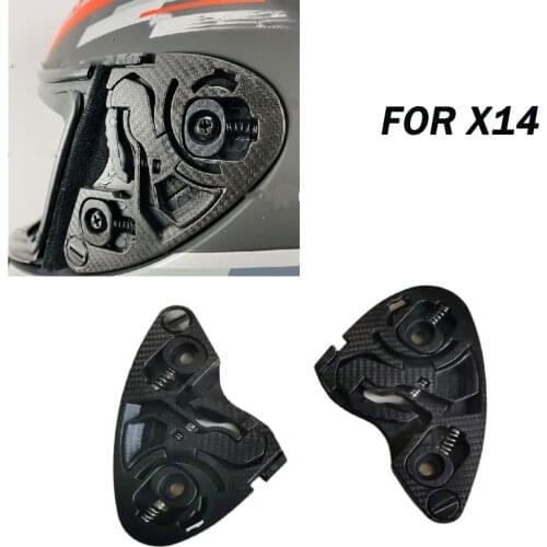 X14 Z7 Helmet A Pair of Pivot Kit Base Plate X-Fourteen Helmet Accessories For SHOEI Z7 X-14