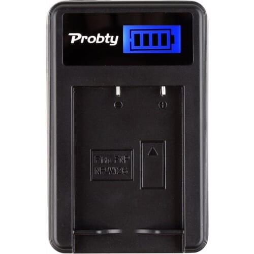 Probty NP-W126 NP W126 NP-W126 LCD USB Charger for Fuji FinePix HS30EXR HS33EXR HS50EXR X-A1 X-E1 X-E2 X-M1 X-Pro1 Camera