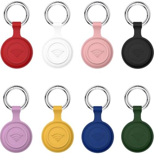 Protective Sleeve For Apple Airtag TPU Protective Shell For Locator Tracker Fashionable Protective Sleeve For Anti-lost Device