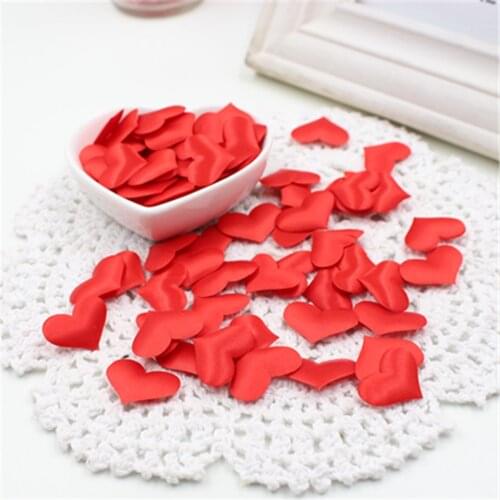 100pcs/lot Love Heart Shaped Sponge Petal For Wedding Decorative Handmade DIY Petals Birthday Table Party Supplies Confetti