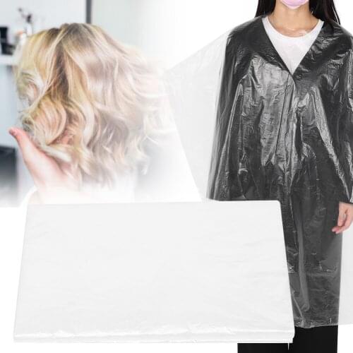 100pcs Disposable Haircut Cape Hair Dyeing Hairdressing Salon Barber Apron Tool Hair Styling Tool Accessory