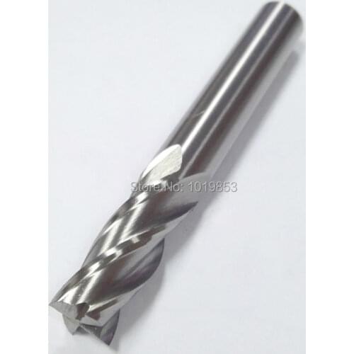 14X12X35X85 High speed steel flat square HSS end mill straight shank milling cutter for machine