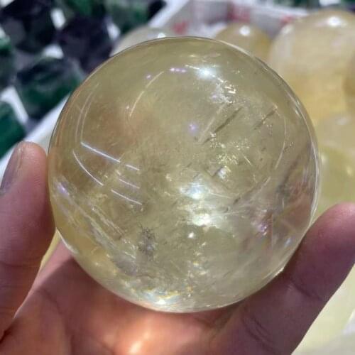 40-90mm Natural crystal SPAR crystal water Balloon energy healing 1