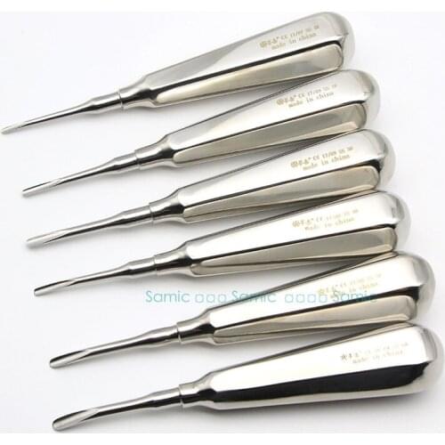 6pcs/Set Dental Quite Invasive tongue scraper Very minimally invasive tooth extraction Dental surgical instruments