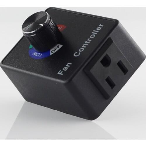 American three plug,120V fan speed controller,With automatic overload protector,600W 5A Electronic governor,Speed switch