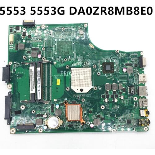 Free shipping For 5553 5553G Laptop motherboard DA0ZR8MB8E0 100% working well