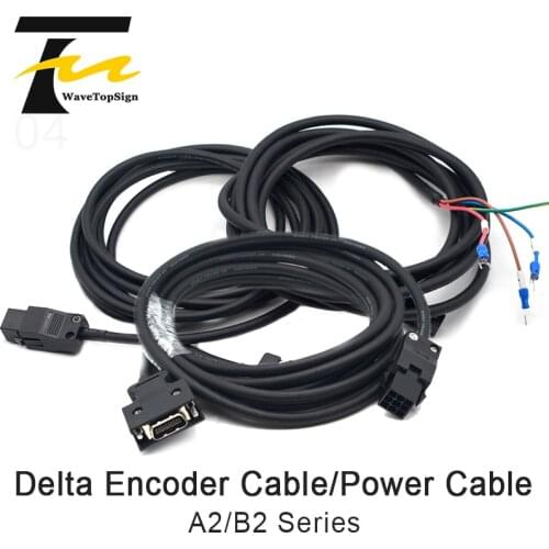 Delta Servo Motor B2/A2 Series Encoder Connection Cable ASD-B2EN0003/5 Power Supply Cable