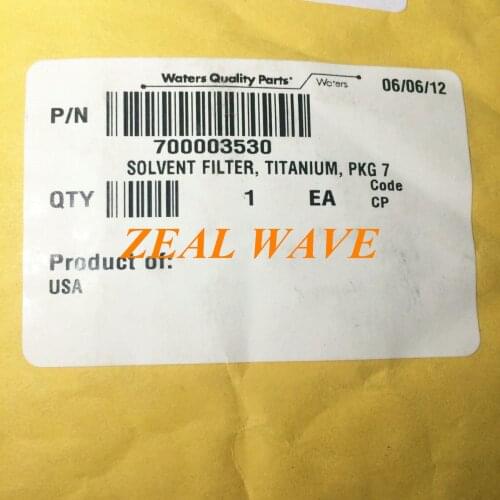 Waters Titanium Solvent Filter 700003530 7 Pieces