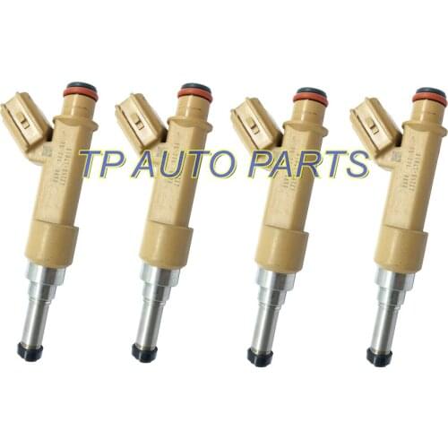 4 PCS Fuel injector nozzle for Toyo-ta Corolla Sci-on OEM 23250-37010 2325037010 23209-37010 2320937010