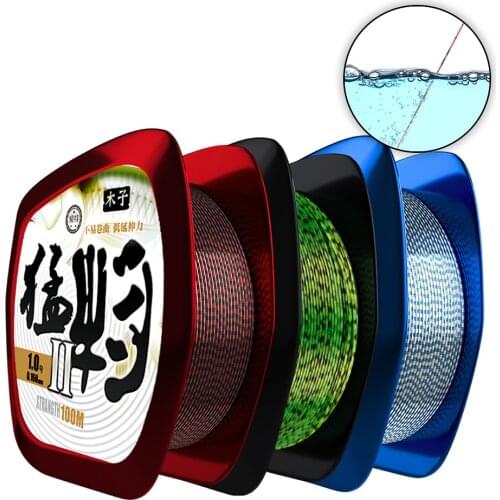 KoKossi 100M/50M Fishing Line Nylon Super Strong Spoted Fishing Line Imported Raw Silk Powerful Monofilament Fishing Line