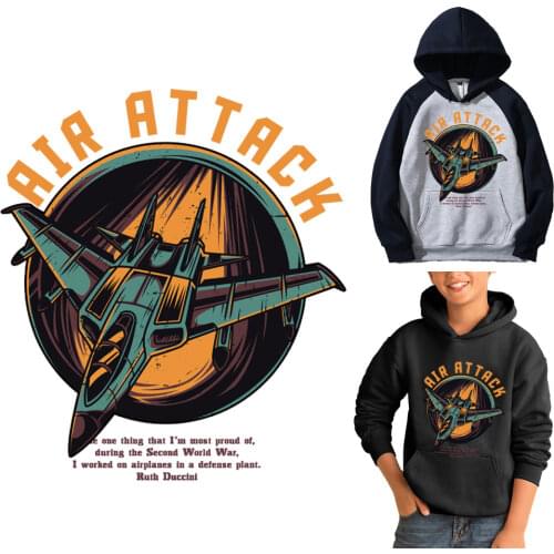 UFO Heat Transfer Patches For Clothing Sticker DIY Iron On Heat Press Appliqued A-level Washable Thermo Patch T-shirt Printed