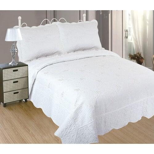 Bedspread bedspread bedspread quality embroidered Classica sewn with cushion covers for spring/summer/autumn,(A-2611) Maroon