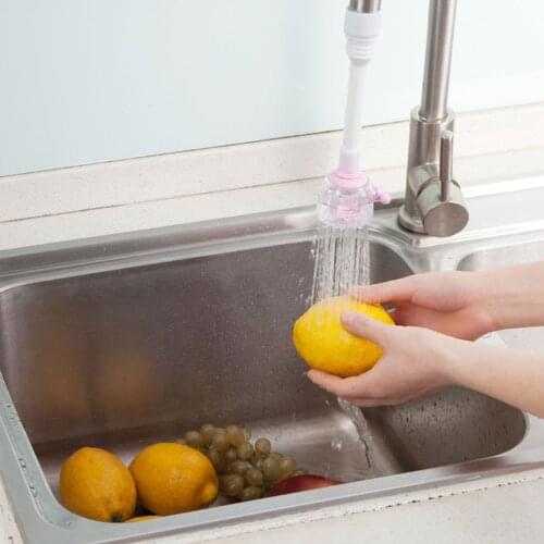 Rotatable Kitchen Faucet Water-Saving Device Splash-proof Water Nozzle Home Water Saving Valve Filter Tap Pressurization Nozzle