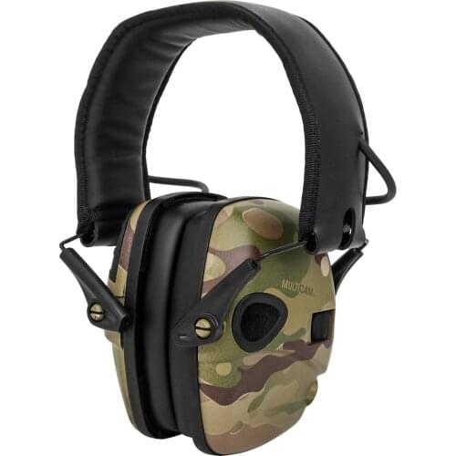 Tactical Camouflage MultiCam Electronic Shooting Earmuffs Enhance Anti-Noise Impact Sound Protection Headphones Tactical Earmuff