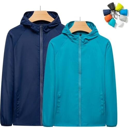 Hiking Camping Waterproof Breathable Jacket Men Women Reflective Coat Fishing Hunting Quick Dry Unisex Pluse Size Clothing