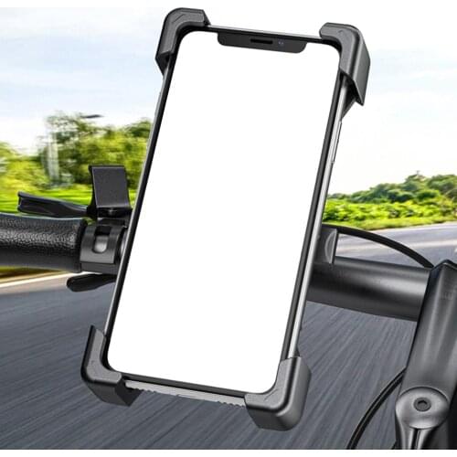 360-Degree Rotation Adjustable Universal Bicycle Handlebar Phone Bracket Holder