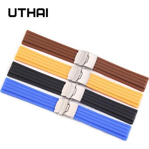 Силиконовые ремешки для часов UTHAI China At AliExpress