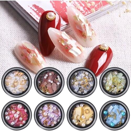 1 Box Maple Leaves Nail Art Sequins Holographic Glitter Flakes Paillette Chameleon Stickers For Nails Autumn Design Decor