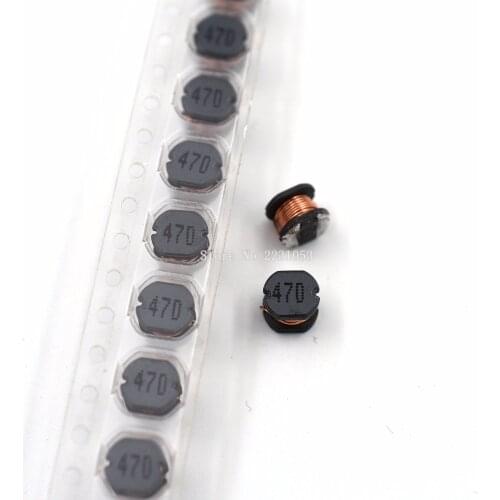 10PCS/LOT 47uH 47UH 470 CD54 Inductors SMD Power Inductor 5.8*5*4.5mm SMD Inductance
