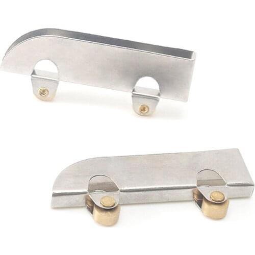 4PC Stainless steel pulley 5mm glass sliding door wheel clamp track roller High Quality