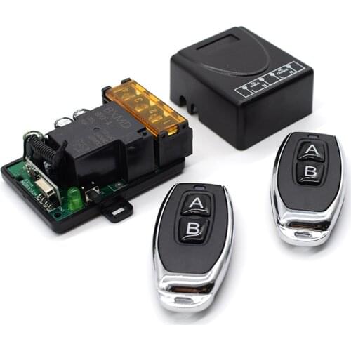 433MHz 220V Lamp Wireless Remote Control Switch ON/OFF 433 MHz 110V Remote Control Receiver Transmitter For Led Lights Bulb DIY