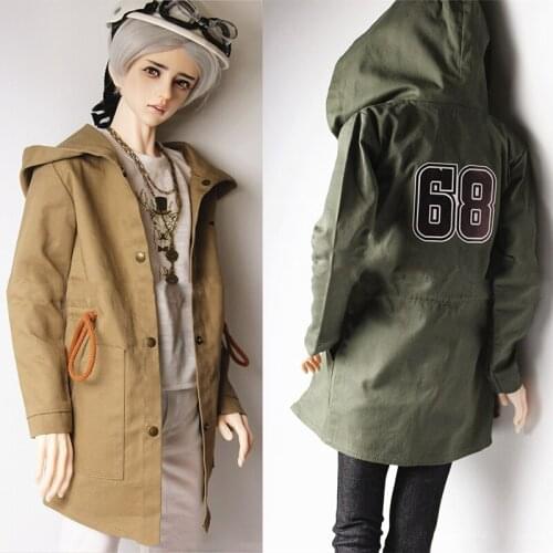 G10-207 BJD doll uncle SD 17 baby clothes top tide brand loose 68/73 uncle bjd baby clothes drawstring jacket 1 pcs