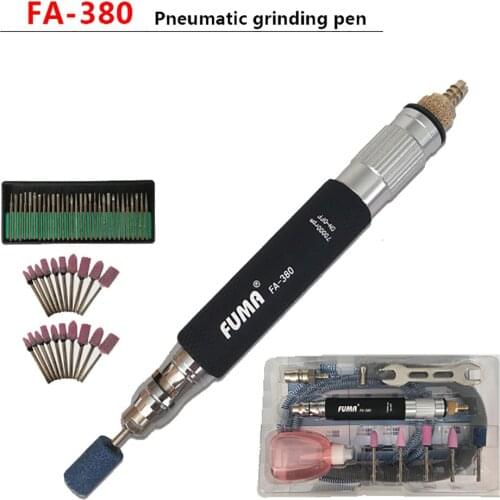FA-380 Pneumatic Wind Grinding Pen Pneumatic Engraving Pen Air Polishing Deburring Trimming Tool Air Die Grinder High Speed