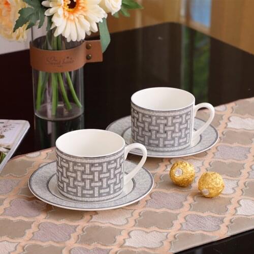 Ceramic Coffee Cups & Saucers Tea Milk Mugs With Gift Box Packing Birthday Wedding Prenest Kitchen Dinnerware Eco-Friendly