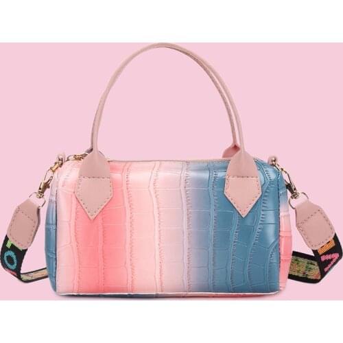 Wholesale 2021 New Fashion Stylish Good Texture Gradient Handbag Foreign Trade Small Bag Womens All-Match Pillow Bag Fashion