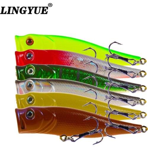 Popper Fishing lure Wobblers 8.5cm 13g Floating Crankbait Artificial Hard Bait Poper Pesca Carp Pike Fishing Tackle