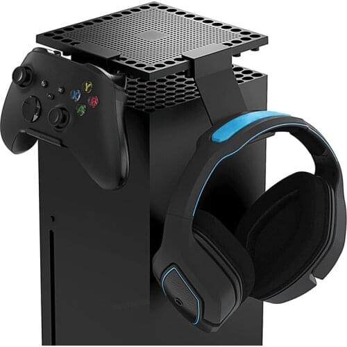 Host Dust Cover For Xbox Series X Console Earphone Holder Hanger Stand for Xbox Series X Controller Headset Accessories