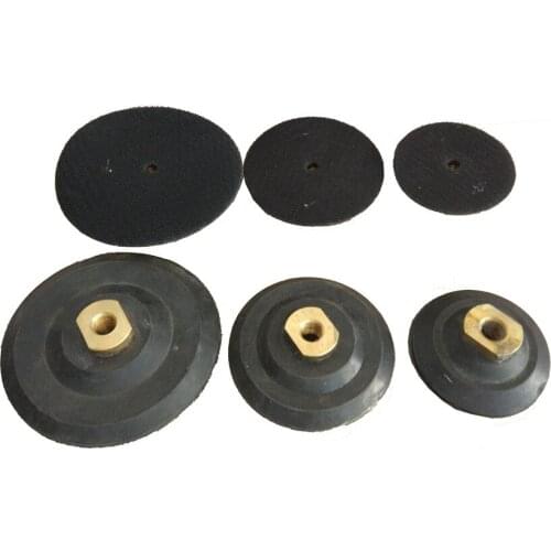3" 4" 5" Rubber Polishing Pad Back Holder