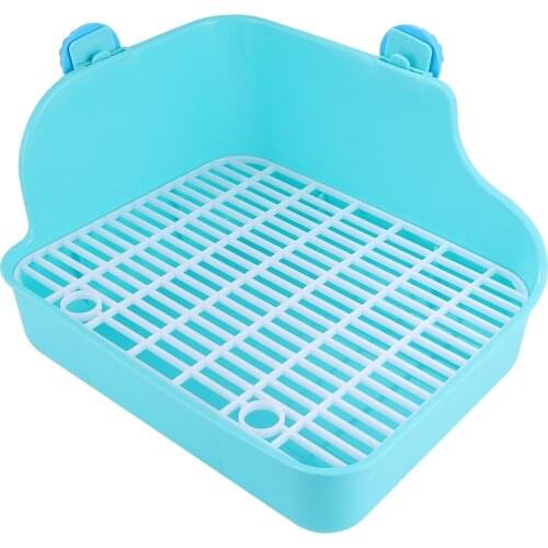 Pet Toilet Pet Potty Trainer Dog Indoor Toilet Pet Training Toilet for Small Animal Hamster Gerbil Bunny Chinchilla Guinea Pig