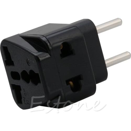40GD Universal UK/US/EU/AU to EU EUROPE Travel Power Adapter Plug Converter