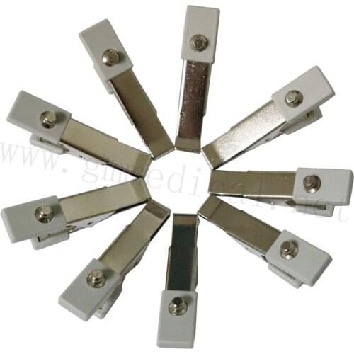 ECG/EKG Veterinary clip for animal ( to use with ekg cable with snap electrode ) for snap/grabber 10 pcs/pack