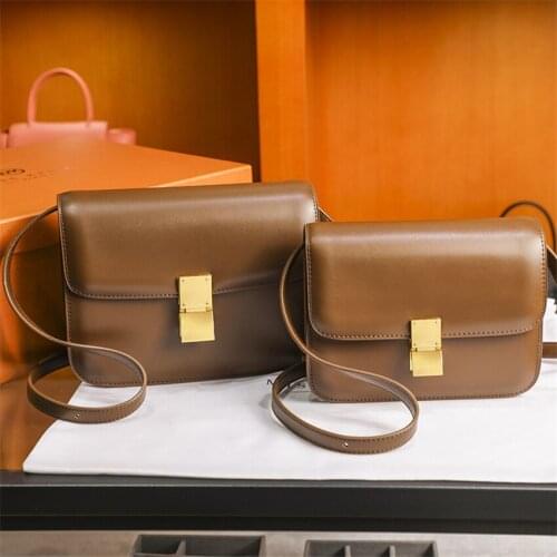 Vintage Womens Shoulder Bag Hasp New Small Square Bag 2021 Fashion Luxury Female Messenger Bag High Quality Handbag and Purse