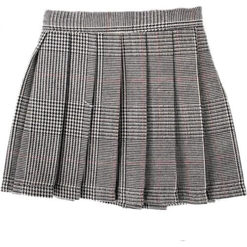 [wamami] 05# Light Grey Plaid Skirt 1/4 MSD 1/3 1/6 SD AOD DZ BJD Dollfie