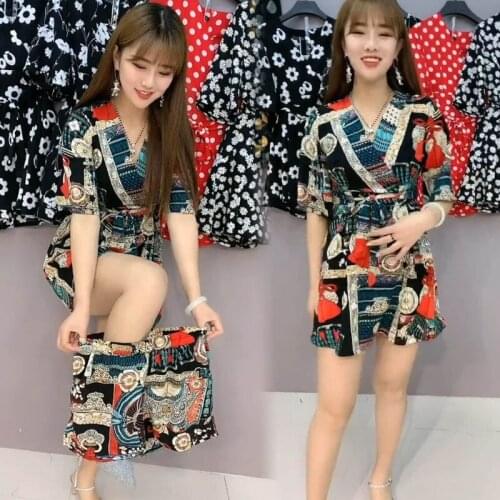 Single Piece/set Chiffon Skirt Summer Womens Suit 2020 New Trendy Korean Version of The Thin Net Red Shorts Women