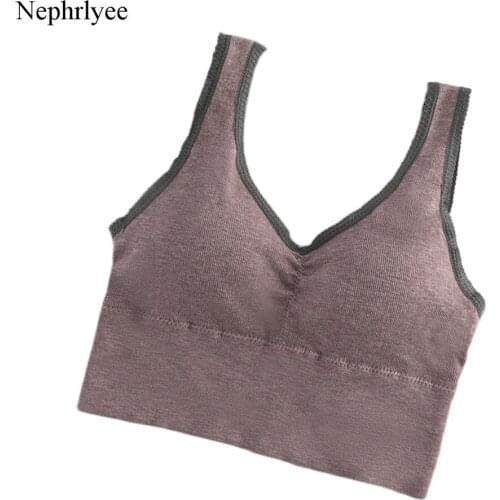 2021 New Women Sexy Crop Tops Tube Top Female Streetwear Sleeveless Camis Seamless Sports Lingerie Sexy Crop Top Women CA395
