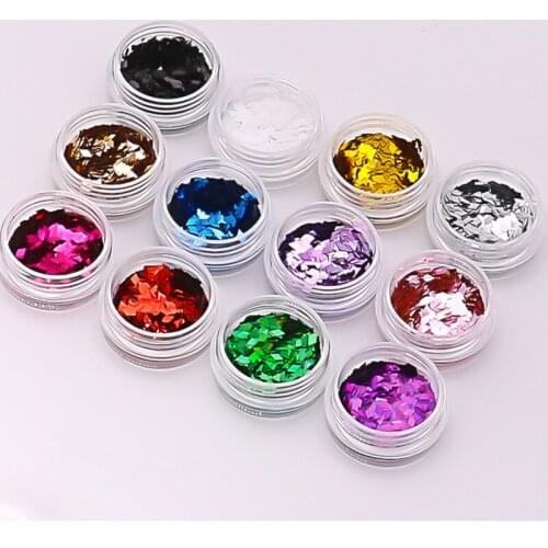 1pcs Black Modeling Clay Sequin Glitter Filler Fluffy Slime Box Toys Children Charms Lizun Kit Accessories Funny Gift