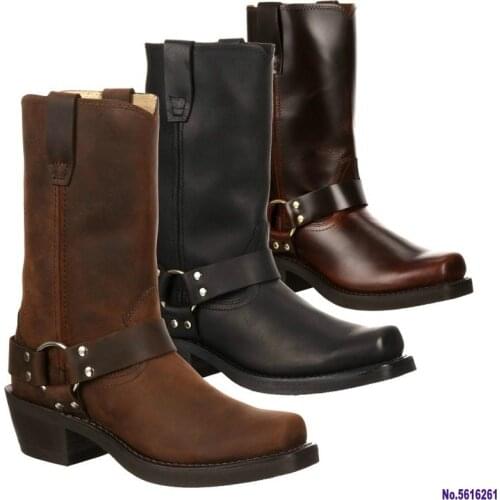 2020 New Fashion Square Stlye Western Boots 3 Colors Womens Vintage Boots Faux Leather High Boots Western Cowboy Boots Women